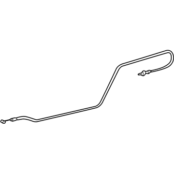 Toyota 77035-02100 Cable Sub-Assy, Fuel Lid Lock Control