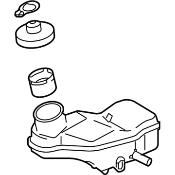 Toyota 47220-12200 Reservoir Sub-Assy, Brake Master Cylinder