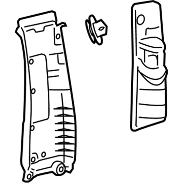 Toyota 62420-07020-A0 GARNISH Assembly, Center Pi