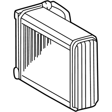 Toyota 88501-0C040 Evaporator Core