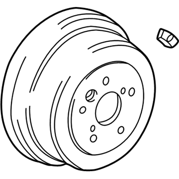 Toyota 42431-28100 Drum