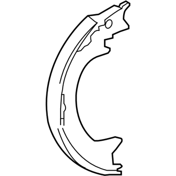 2012 Toyota Sienna Parking Brake Shoe - 46540-48040