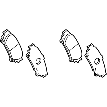 Toyota 04466-0E010 Brake Pads