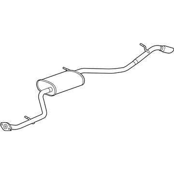 Scion 17430-47130 Muffler & Pipe