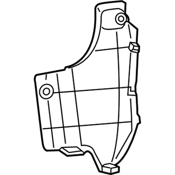 Toyota 52592-0R030 Side Seal, Driver Side