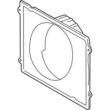 2002 Toyota Tundra Fan Shroud - 16711-07040