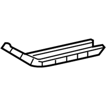 Toyota 57053-17010 Reinforcement, Front Side Member, RH