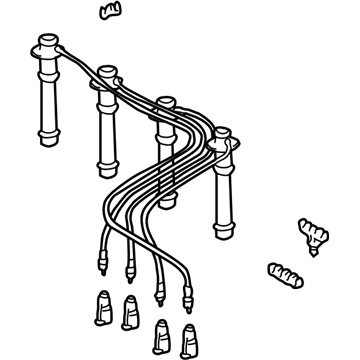 Toyota 19037-75010 Plug Wire Set