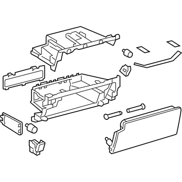 Toyota 55440-35051-B0 Glove Box Assembly