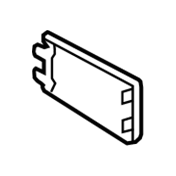 Toyota 55548-35020 Cover, Instrument Panel Hole