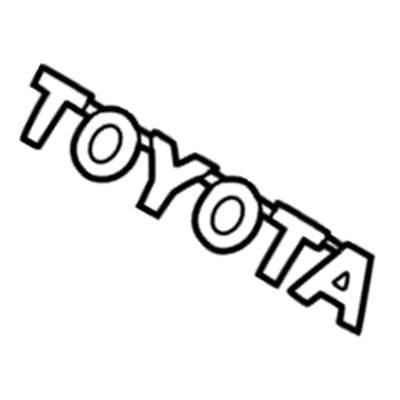 Toyota 75444-08010 Nameplate