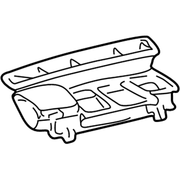 Toyota 55840-07010 Duct Assy, Heater To Register