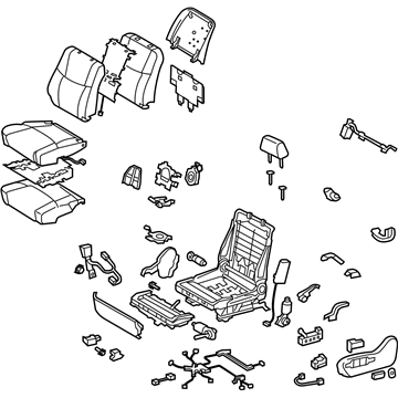 Toyota 71200-AC380-A2 Seat Assembly