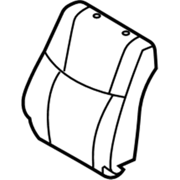 Toyota 71074-AC250-A1 Front Seat Back Cover, Left(For Separate Type)