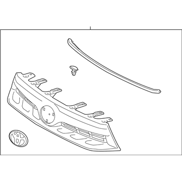 Toyota 53101-48370 Grille Assembly