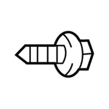 Toyota 90080-15077 Deflector Screw