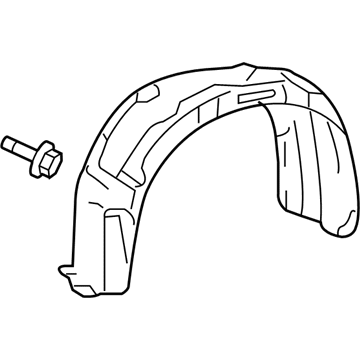 Toyota 53876-06060 Fender Liner