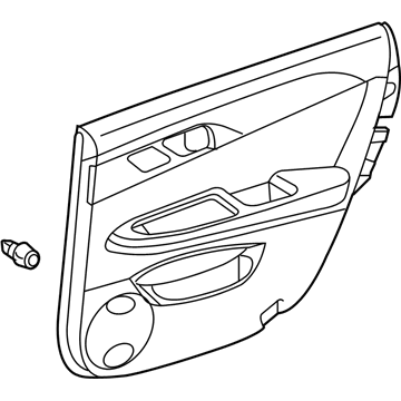 Toyota 67630-AC150-B1 Board Sub-Assy, Rear Door Trim, RH