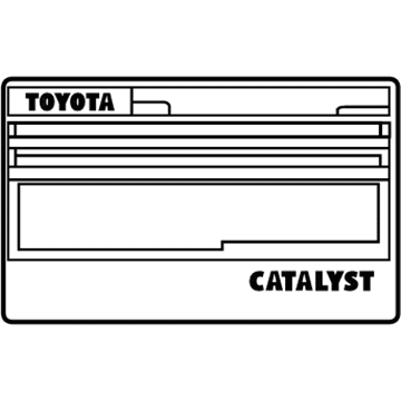 Toyota 11298-21061 Emission Label