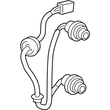 Toyota 81555-0C050 Socket & Wire Sub-Assy, Rear Combination Lamp, LH