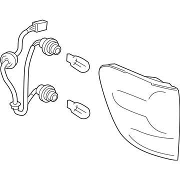 Toyota 81550-0C050 Lamp Assy, Rear Combination, RH