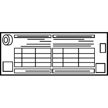 Toyota 42661-47420 Tire Info Label