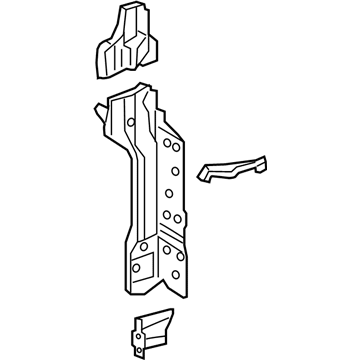 Toyota 53203-47901 Support Sub-Assembly, RADIATO