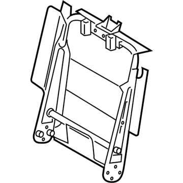 Toyota 71017-0C110 Frame Sub-Assembly, Rear Seat