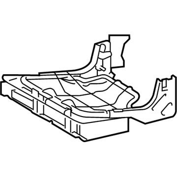 Toyota 71015-0C071 Frame Sub-Assembly, Rear Seat