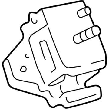 Toyota 12361-62160 Insulator, Engine Mounting, Front