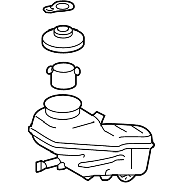 Toyota 47220-02270 Reservoir Sub-Assy, Brake Master Cylinder