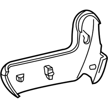 Toyota 71811-AE030-E0 Shield, Rear Seat Cushion, RH