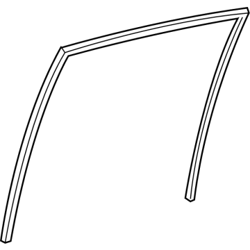 Toyota 68142-48080 Run, Rr Door Glass