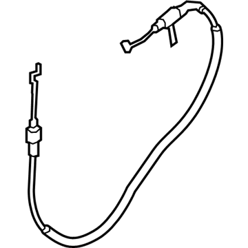 Toyota 69750-WAA01 Lock Cable