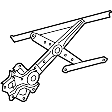 Toyota 69802-0T010 Regulator Sub-Assembly