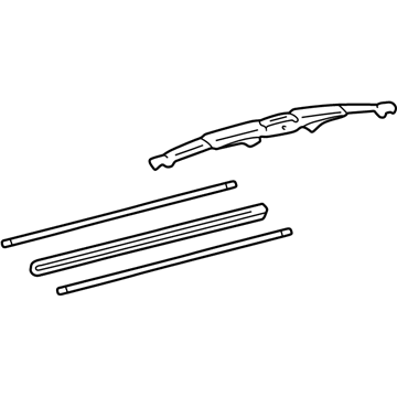 Toyota 85242-60050 Rear Windshield Wiper Blade Assembly