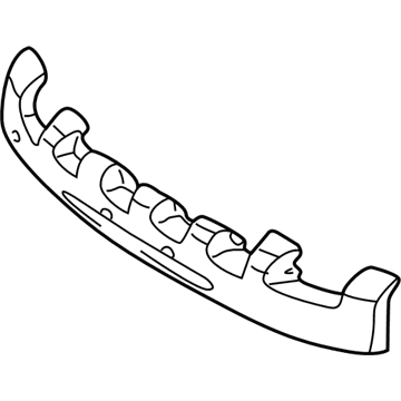 Toyota 52611-02070 Absorber, Front Bumper Energy