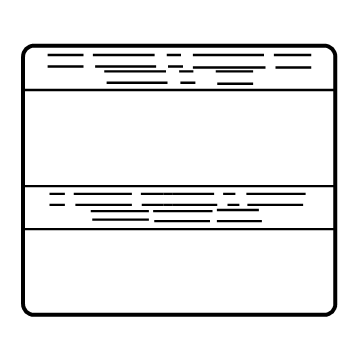 Toyota SU003-03430 Air Bag Label