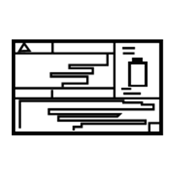 Toyota 11285-28010 Engine Info Label