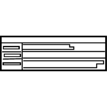 Toyota 16793-0V010 Info Label