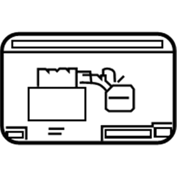 Toyota 17792-28210 Label, Engine Vacuum Hose Information