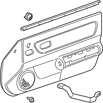 Toyota 67610-17622-B0 Door Trim Panel
