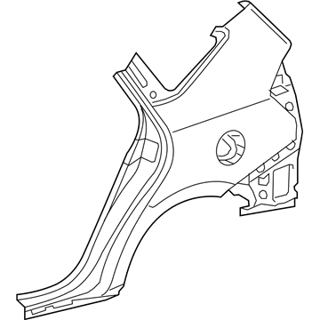 Toyota 61601-47111 Panel Sub-Assembly, QUAR