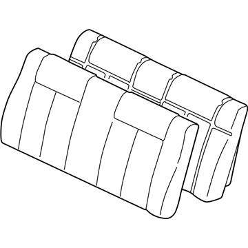 Toyota 71460-AA180-A0 Seat Back Assembly