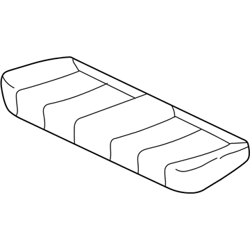 Toyota 71075-AA170-A1 Rear Seat Cushion Cover (For Bench Type)