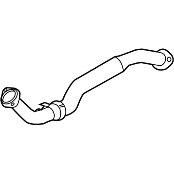 Toyota 17410-0P430 Front Exhaust Pipe Assembly