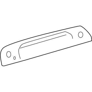 Toyota 81572-48040 Gasket, Center Stop Lamp