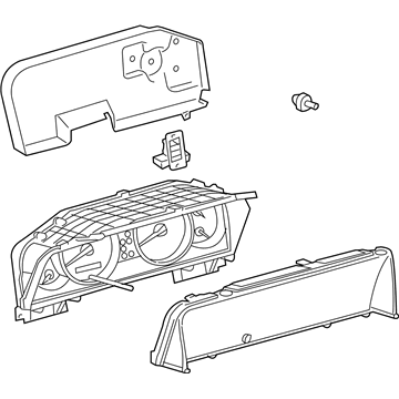 Toyota 83800-6D870 Cluster Assembly