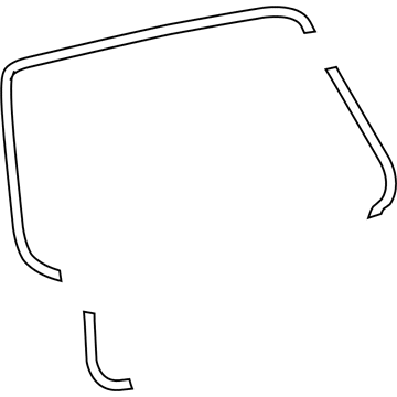 Toyota 67881-48020 Lift Gate Weatherstrip