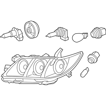 Toyota 81110-06C10 Headlamp Assembly